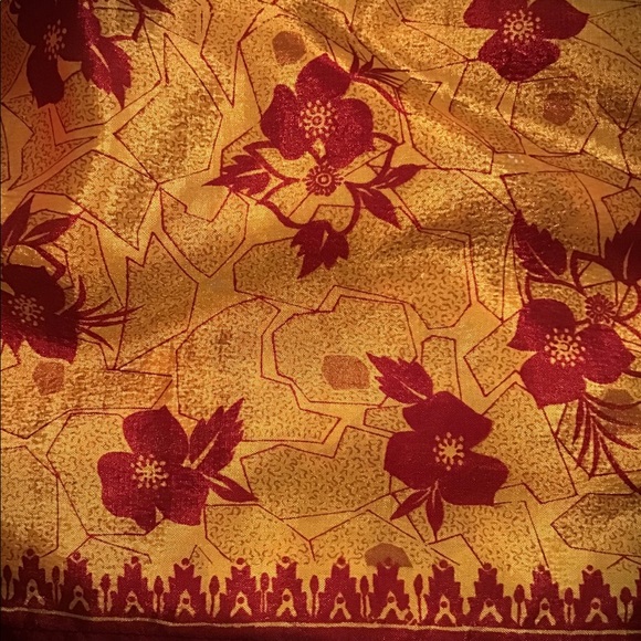 NWOT Handmade Sarong made from Vintage Sari Fabric - Picture 4 of 7